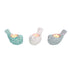 Ceramic 5" Multi Spring Bird Tealight Holders