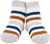 Gray and Blue Stripe Socks