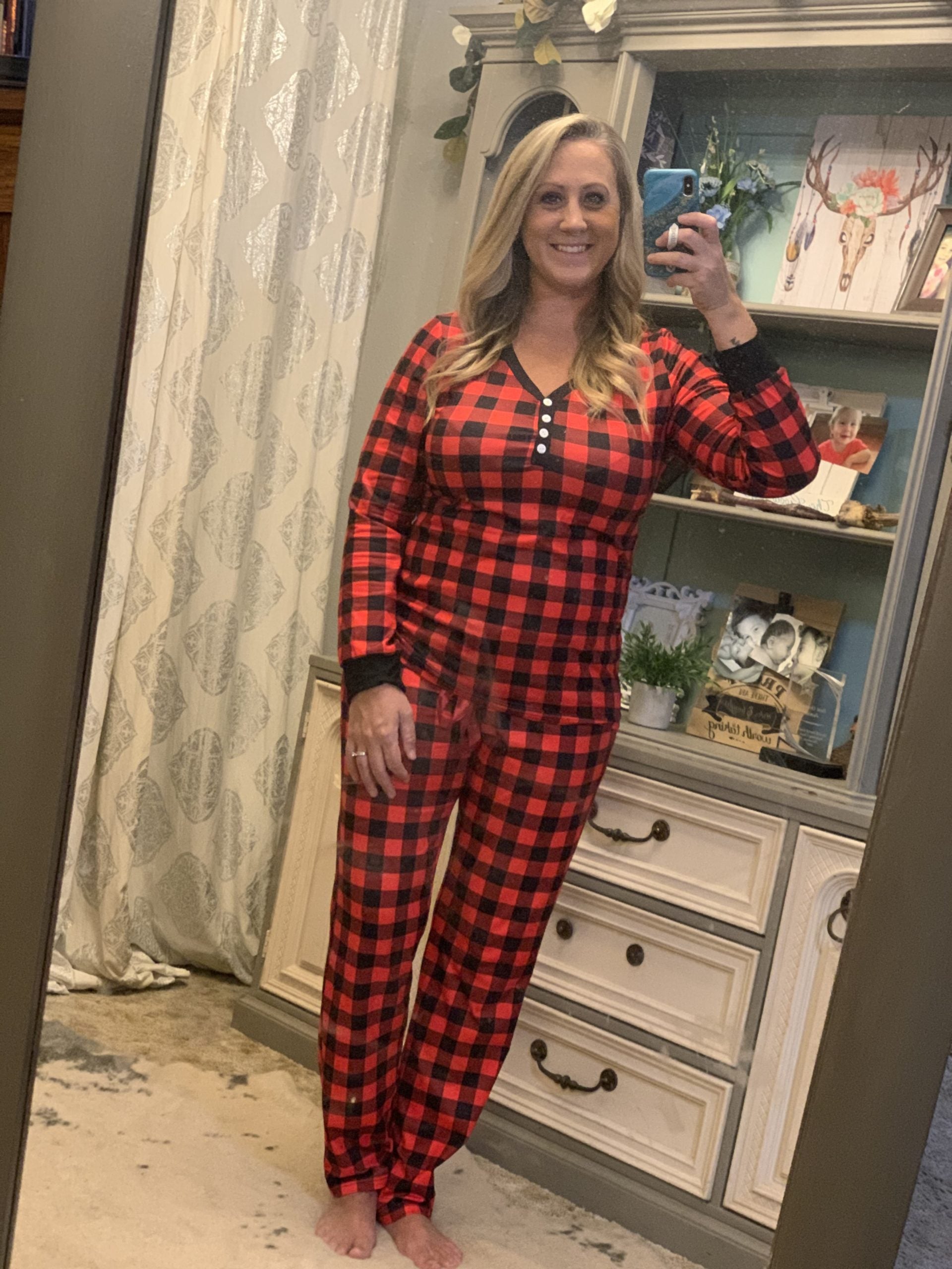 PREORDER: Matching Family Pajamas in Buffalo Plaid – Aimaleigh's Boutique