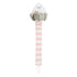 Pink Elephant Knit Pacifier Clip