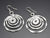 Spiral Silver Plated Earrings 367