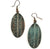 Embossed Patina Earring
