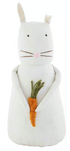 Bunny With Carrot Fabric Sitter