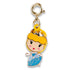 Gold Swivel Cinderella Charm