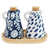 Indigo Salt Pepper Set