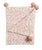 Pink Chenille Leopard Blanket