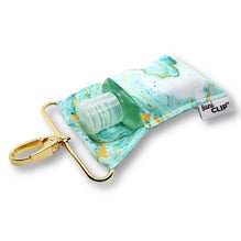 Sea Glass Marble SaniClip Hand Sanitizer Holder