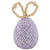 Purple Bunny Ear Resin Egg
