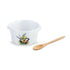 Chickadee and Ferns Appetizer Bowl with Spoon