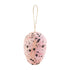 Pink Speckled Decorative Egg