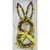 Yellow Bunny Wreath