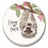 Hang In There Sloth Absorbent Stone Car Coaster Bulk 2.6"