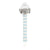 Blue Elephant Knit Pacifier Clip