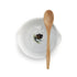 Chickadee and Pinecone Holiday Appetizer Bowl with Spoon