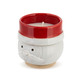 Small Ceramic Santa Candle