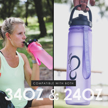 Sports Bottle Straw Lid
