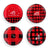 Oh So Good Plaid Snack Plates - 4 Assorted