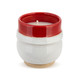 Small Ceramic Santa Candle